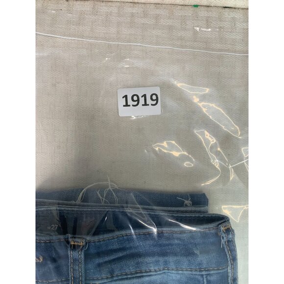 Hollister Women's Size 5S Blue High-Rise Distressed Skinny Jeans W27 L28 - Picture 8 of 12